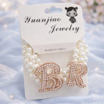 Резинка жемчуг с цветок