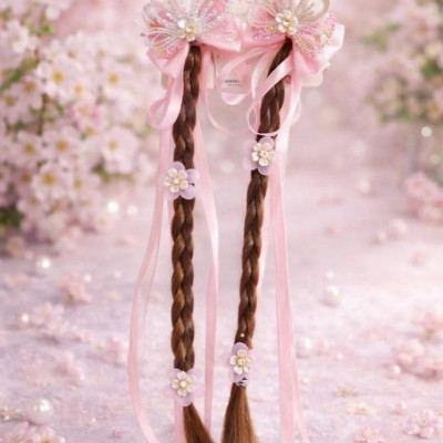 Липучки для волос бабочки