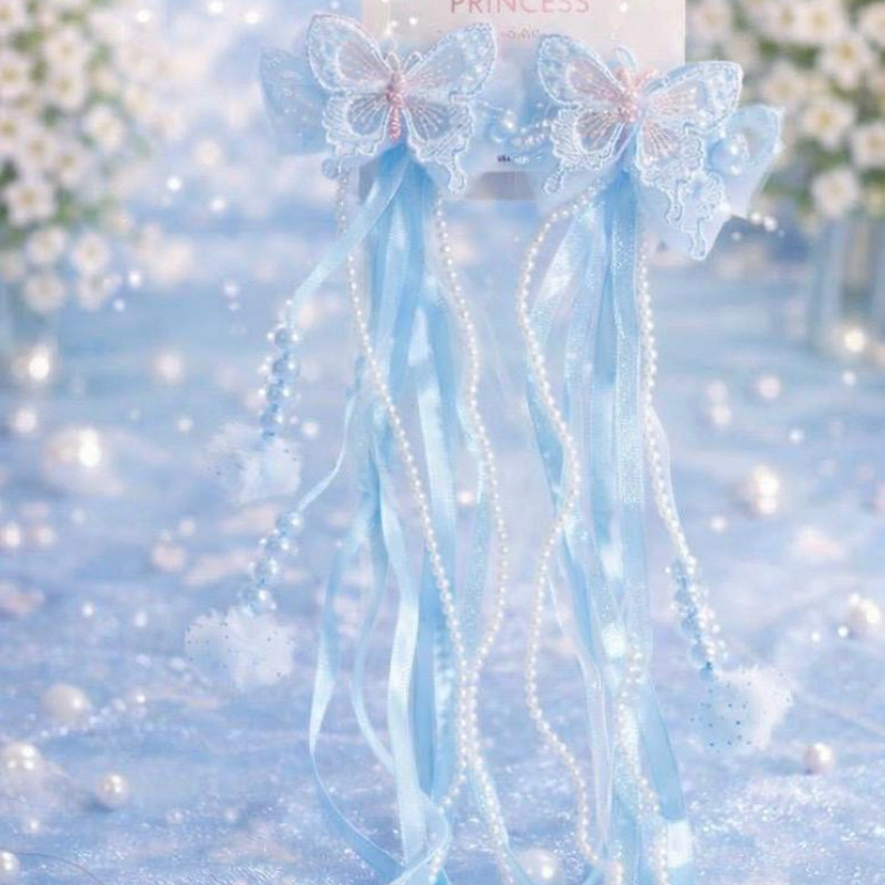 Липучки для волос бабочки