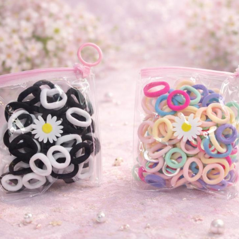 Резинки в пакетики ромашка