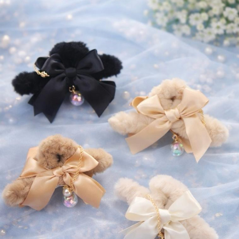 Зажим для волос с бантом